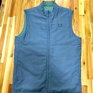 BN Travis Mathew Reversable Blue/Green Lined Vest
